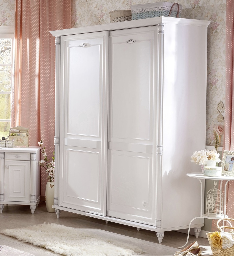 Kleiderschrank Romantic  mit Schiebetür 3