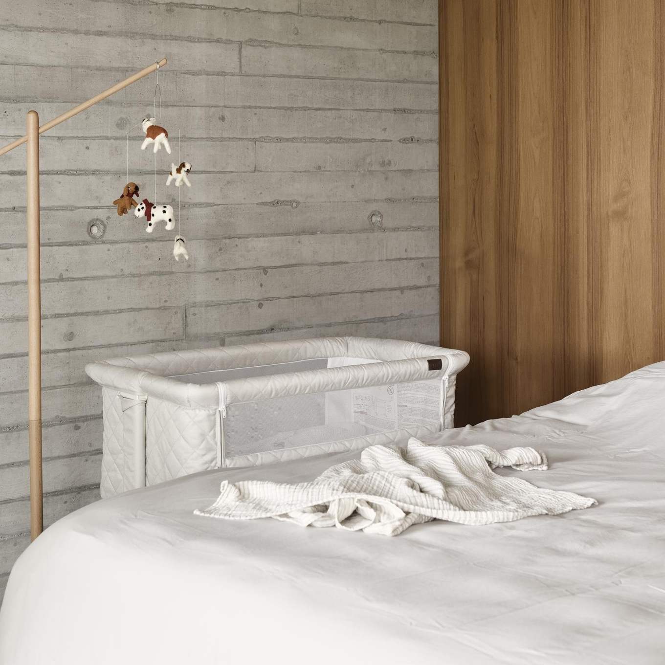 Beistellbett Side-By-Side Natural Clay #2