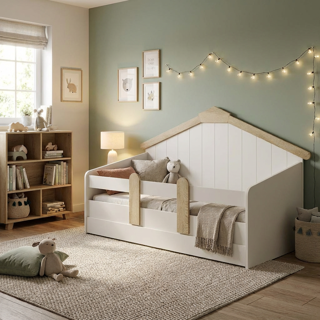 Hausbett Monte Weiss, Holz 3