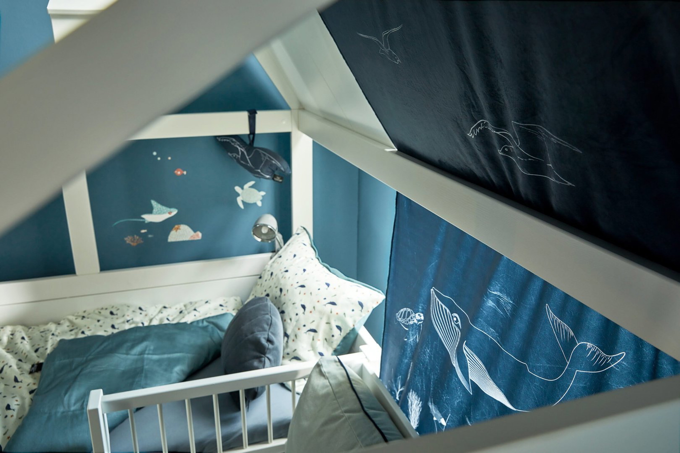 Stoffhimmel für Lifetime Hausbett Ocean Life 3
