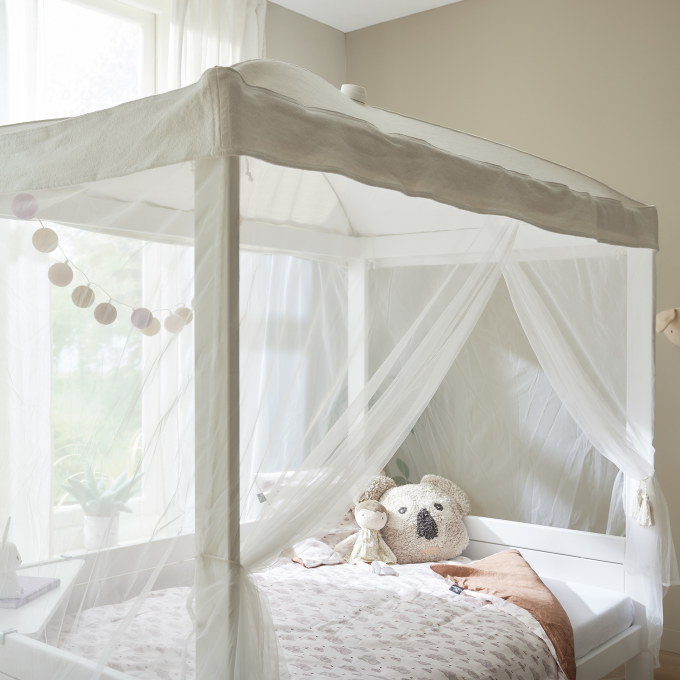 Himmel für Himmelbett 120 Dreamy White 3