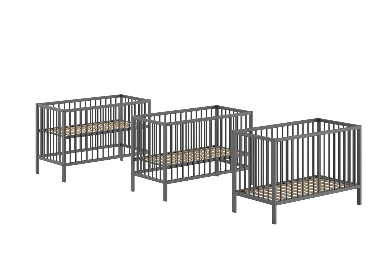Babybett Dino 60 Anthrazit 4