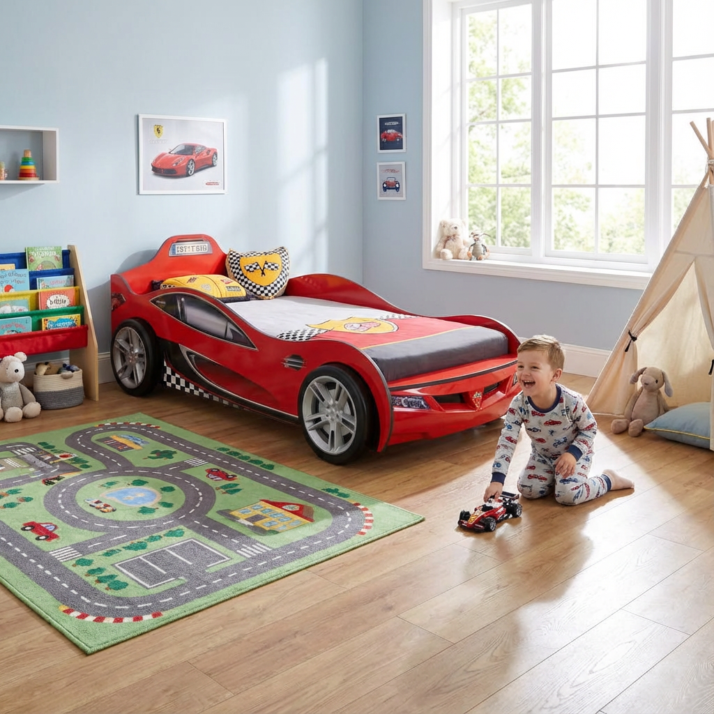 Autobett Coupe  Rot 7