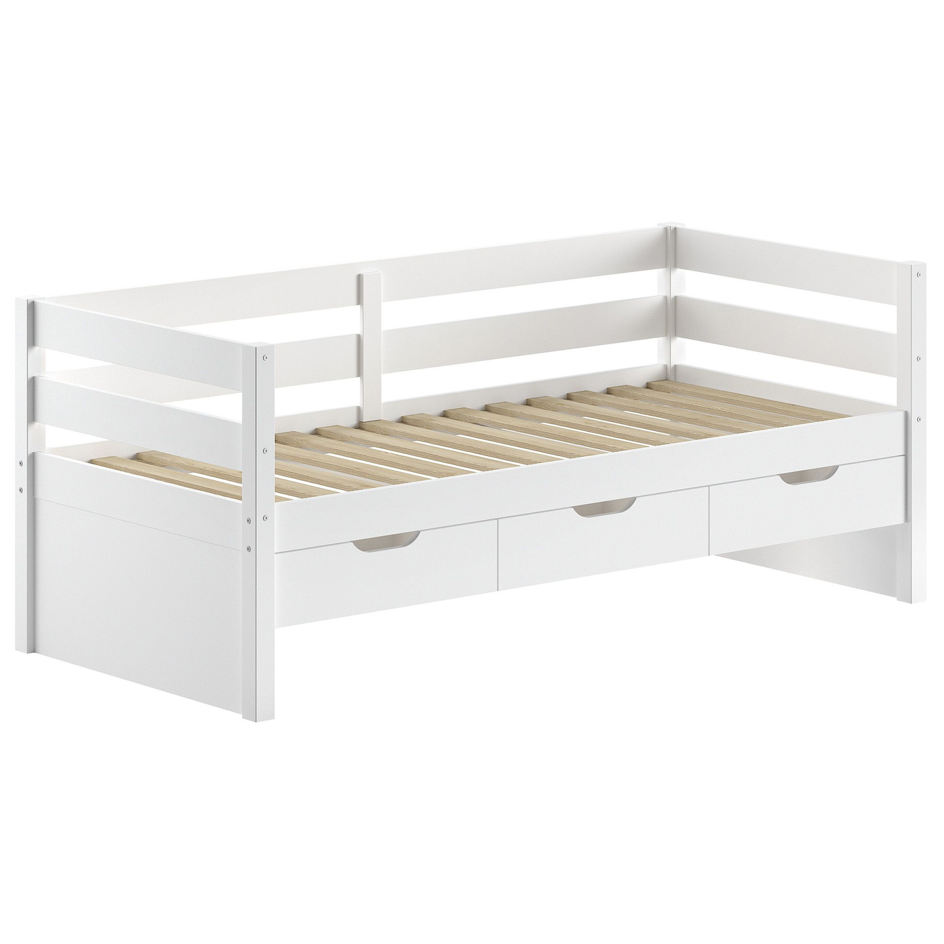 Kojenbett Margrit mit Schubladen Weiss