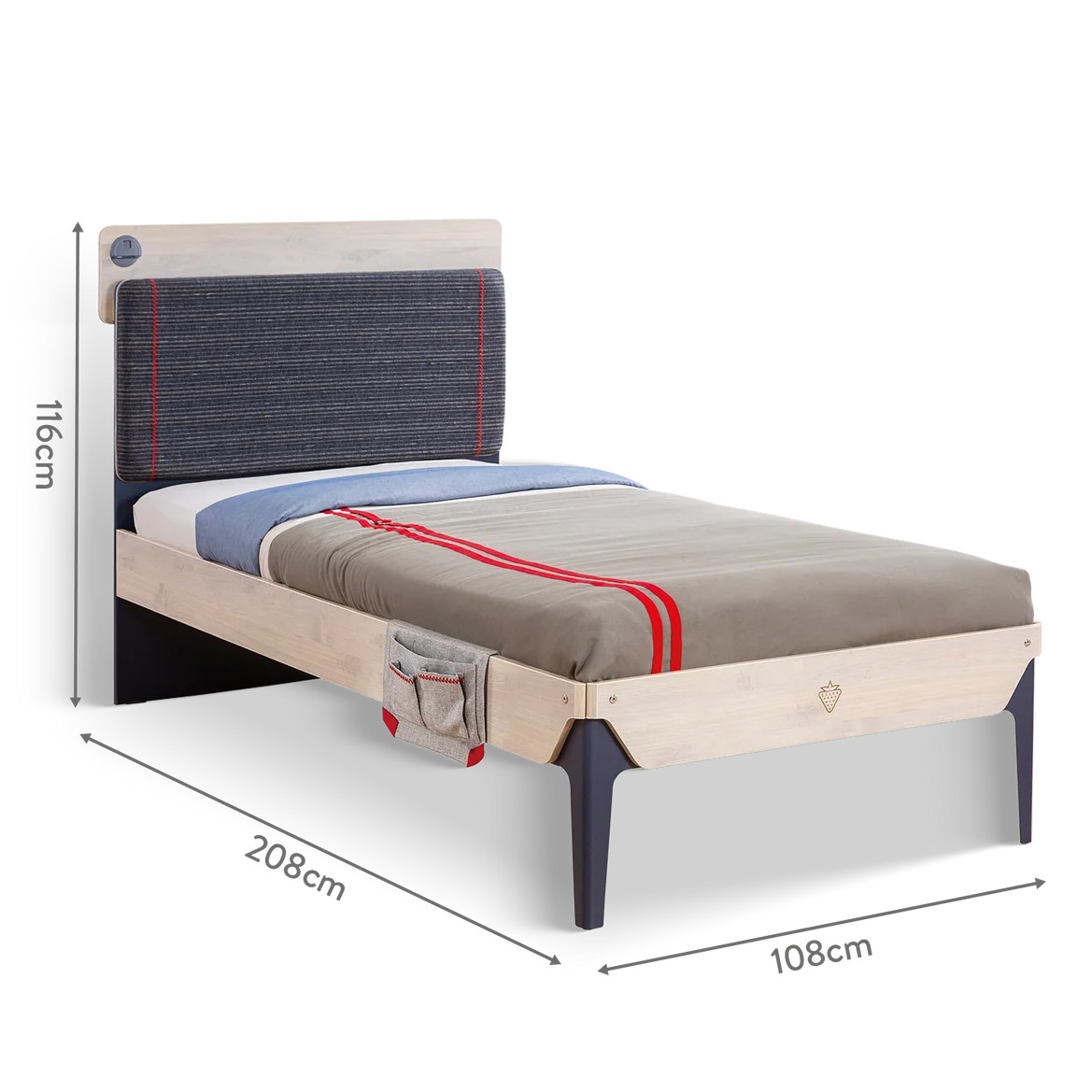 Bett Trio Line, 100 x 200 cm 4