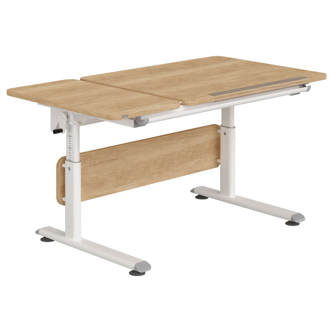 Schreibtisch Diego 130 GT Weiss Braun