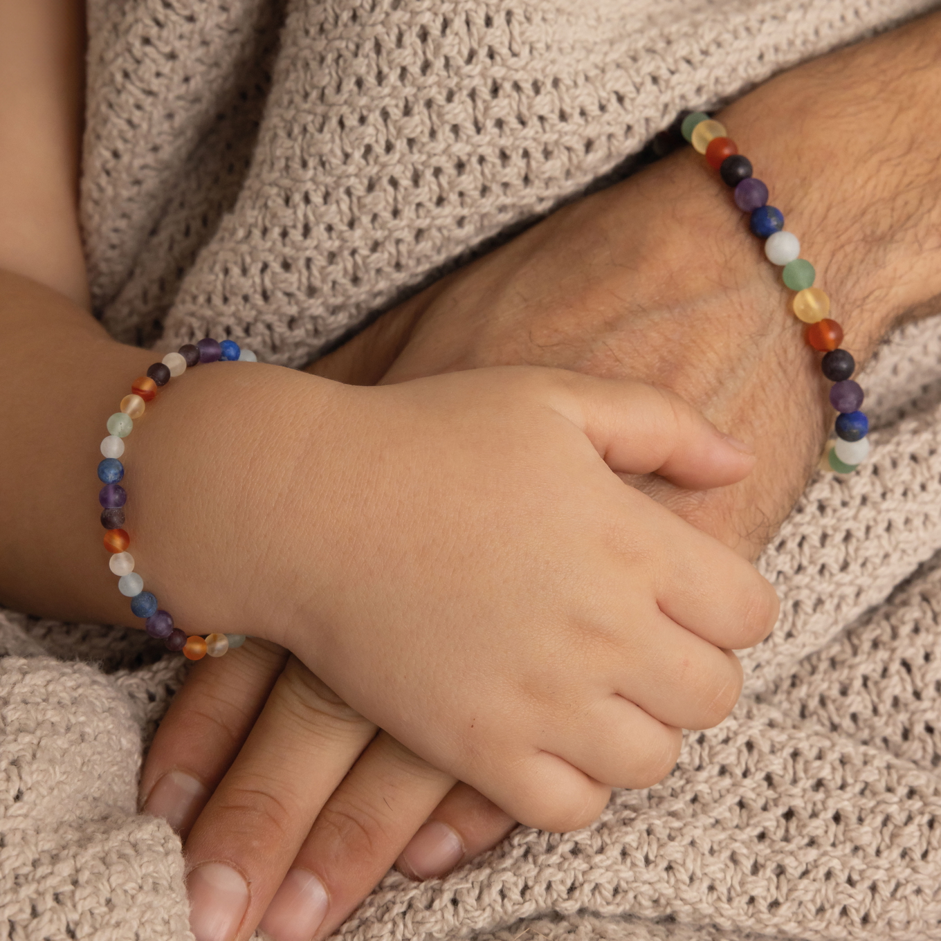 Mutter & Kind Armbänder-Set Chakra #2