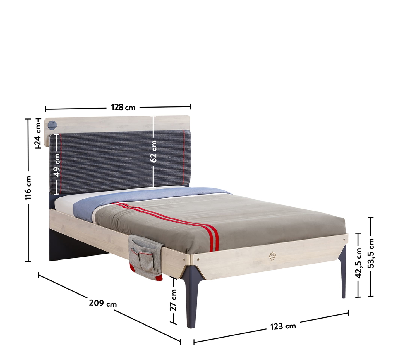 Bett Trio Line, 120 x 200 cm 5