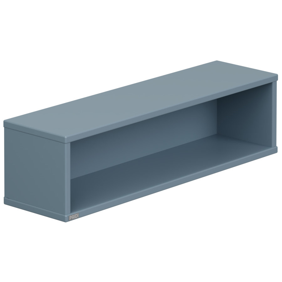 Wandregal Rechteckig Lang Mattblau