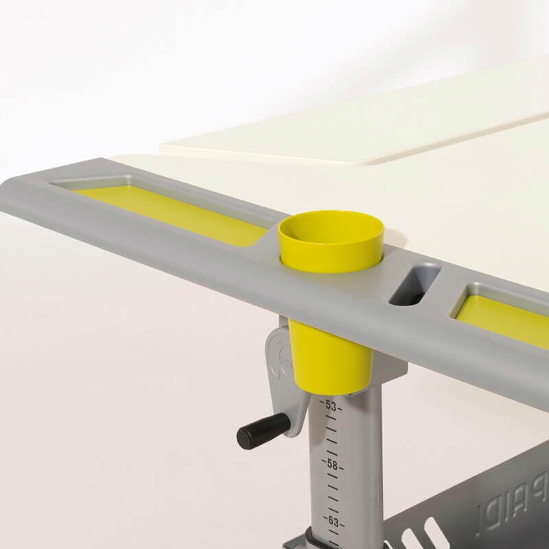 Schreibtisch Tablo Weiss Blau 5