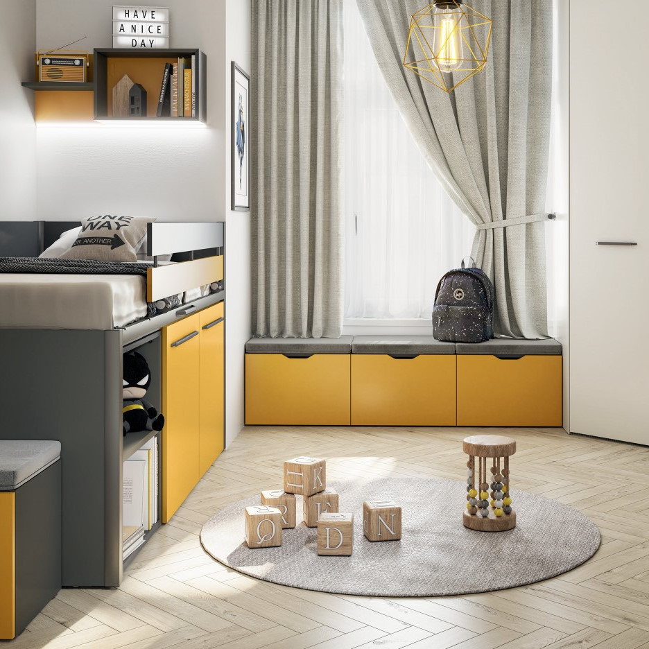 Sitzbank Sky Gelb #2