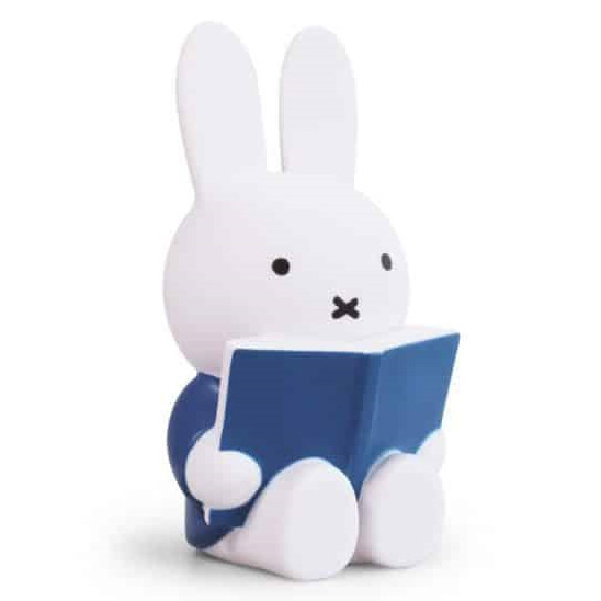 Spardose Miffy liest Buch Blau