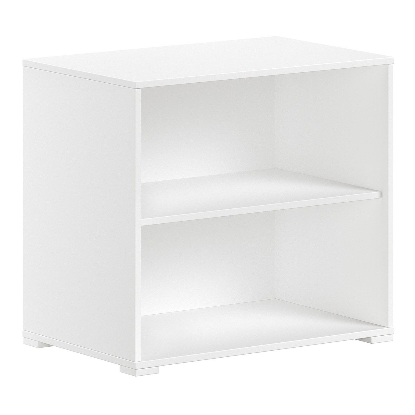 Regal Sam mit 2 Fächern Weiss