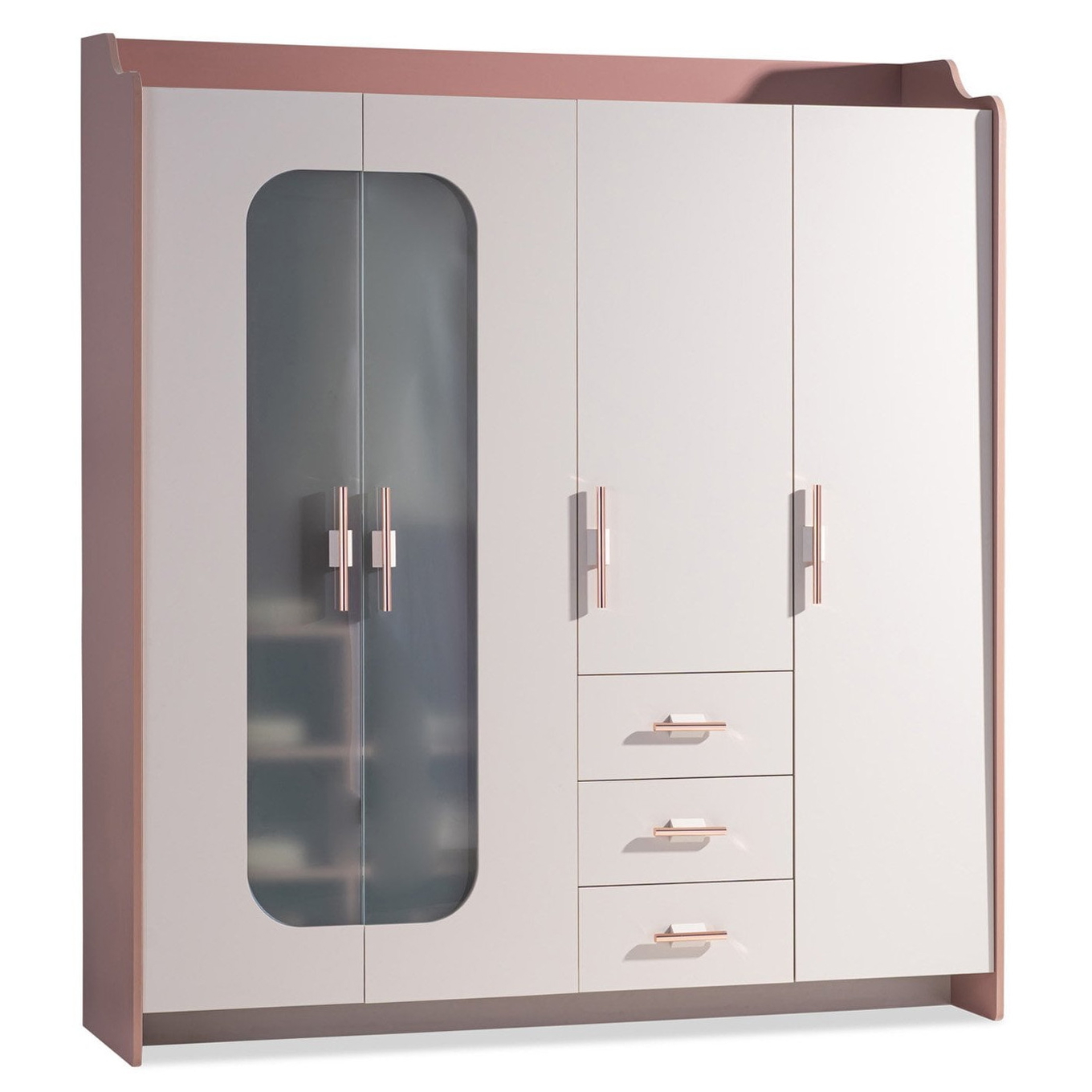 Kleiderschrank Estella 4-türig