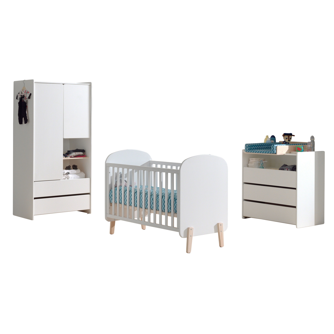 Babyzimmer Kiddy 4-teilig Set