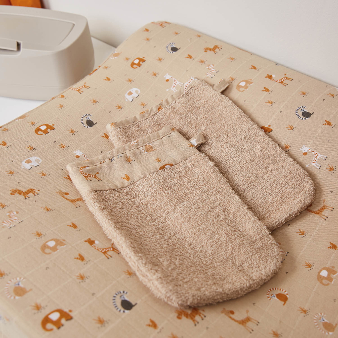 Waschhandschuh 2 Stück Steppe #2