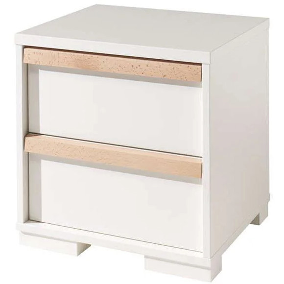 Nachttisch London Weiss