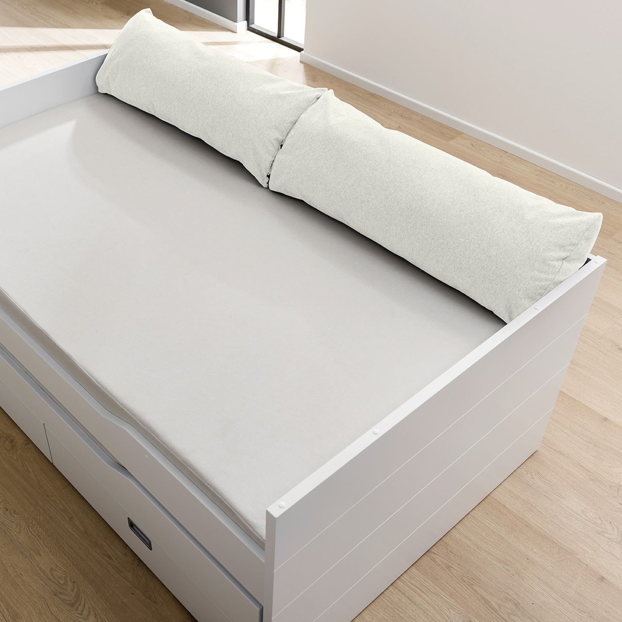 Rückenkissen aus Mikrofaser Ivory