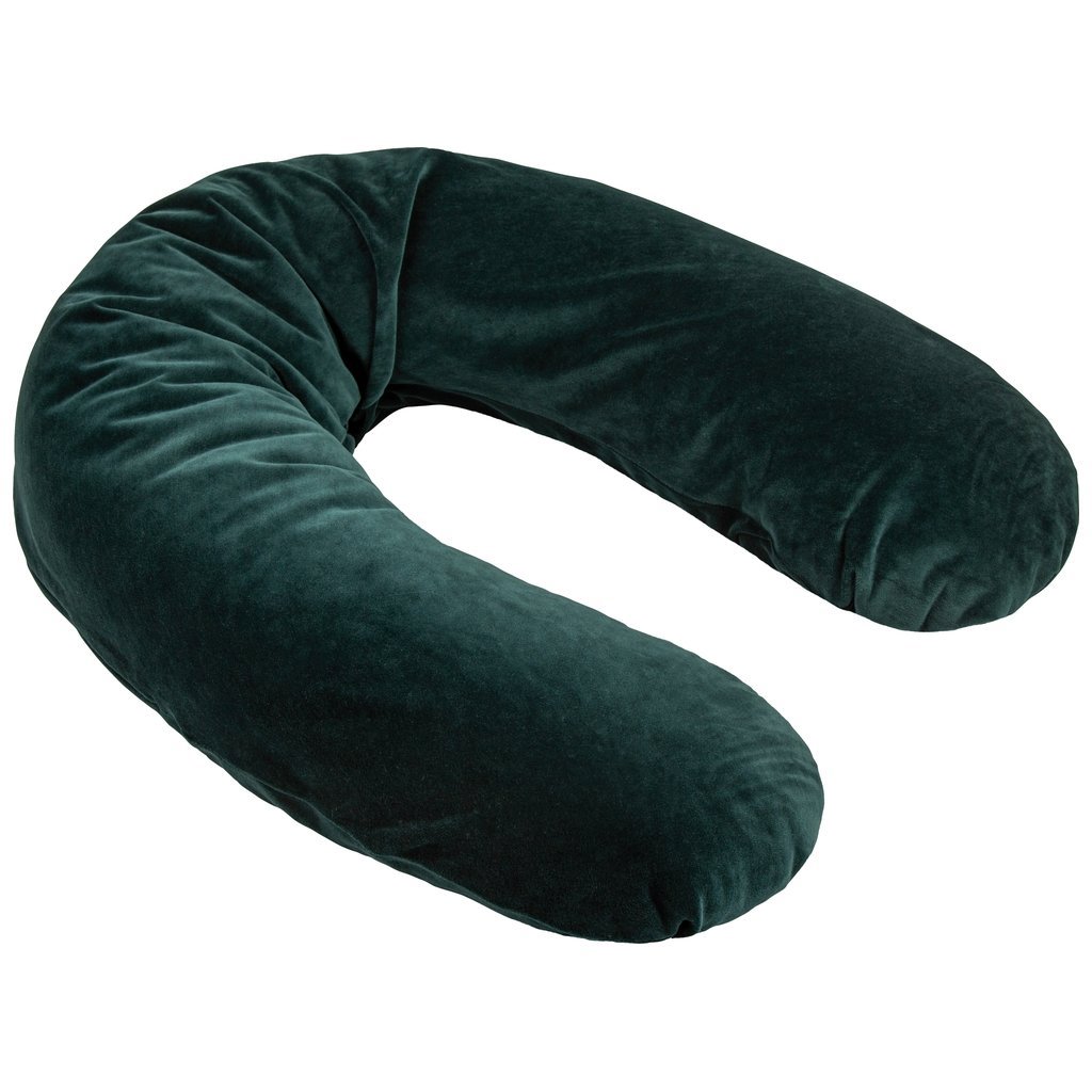 Stillkissen Samt Petrol