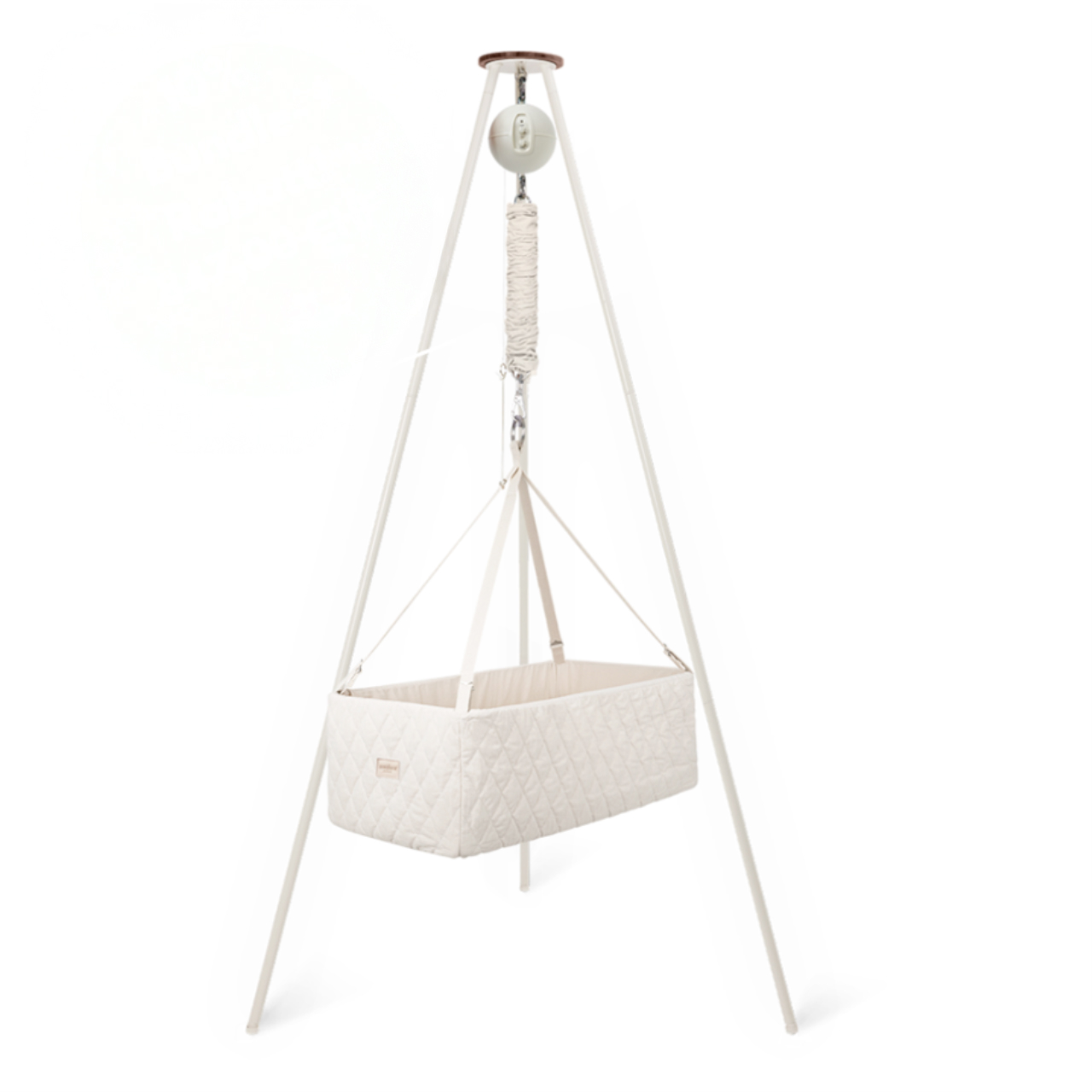 Babywiege Eckig Bundle Connect Nature Weiss