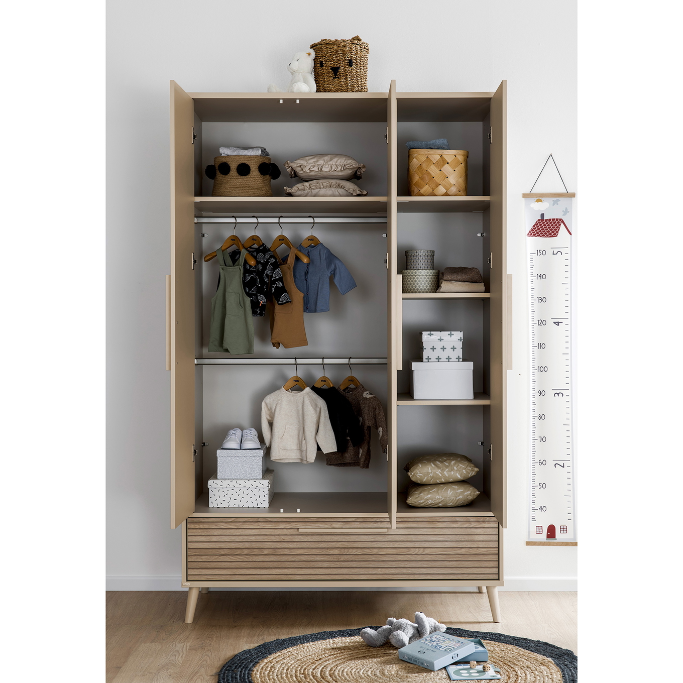 Babyzimmer Eefje Set 3-teilig Groovy Oak 7
