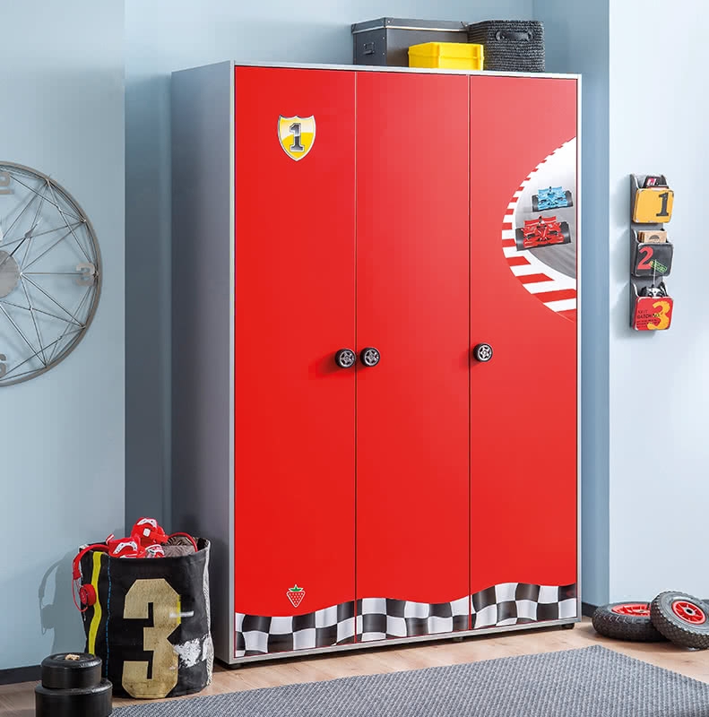 Kleiderschrank Racecup 3-türig 6