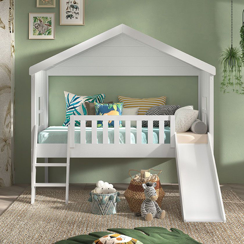 Hausbett mit Rutsche #2