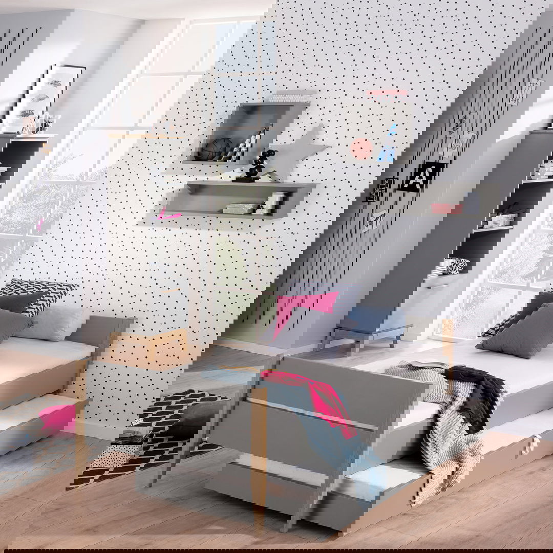 Wandregal Quadratisch Schiefergrau #2