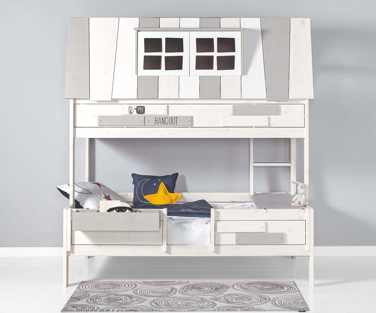 Abenteuerbett My Hangout 120 Weiss lasiert #2