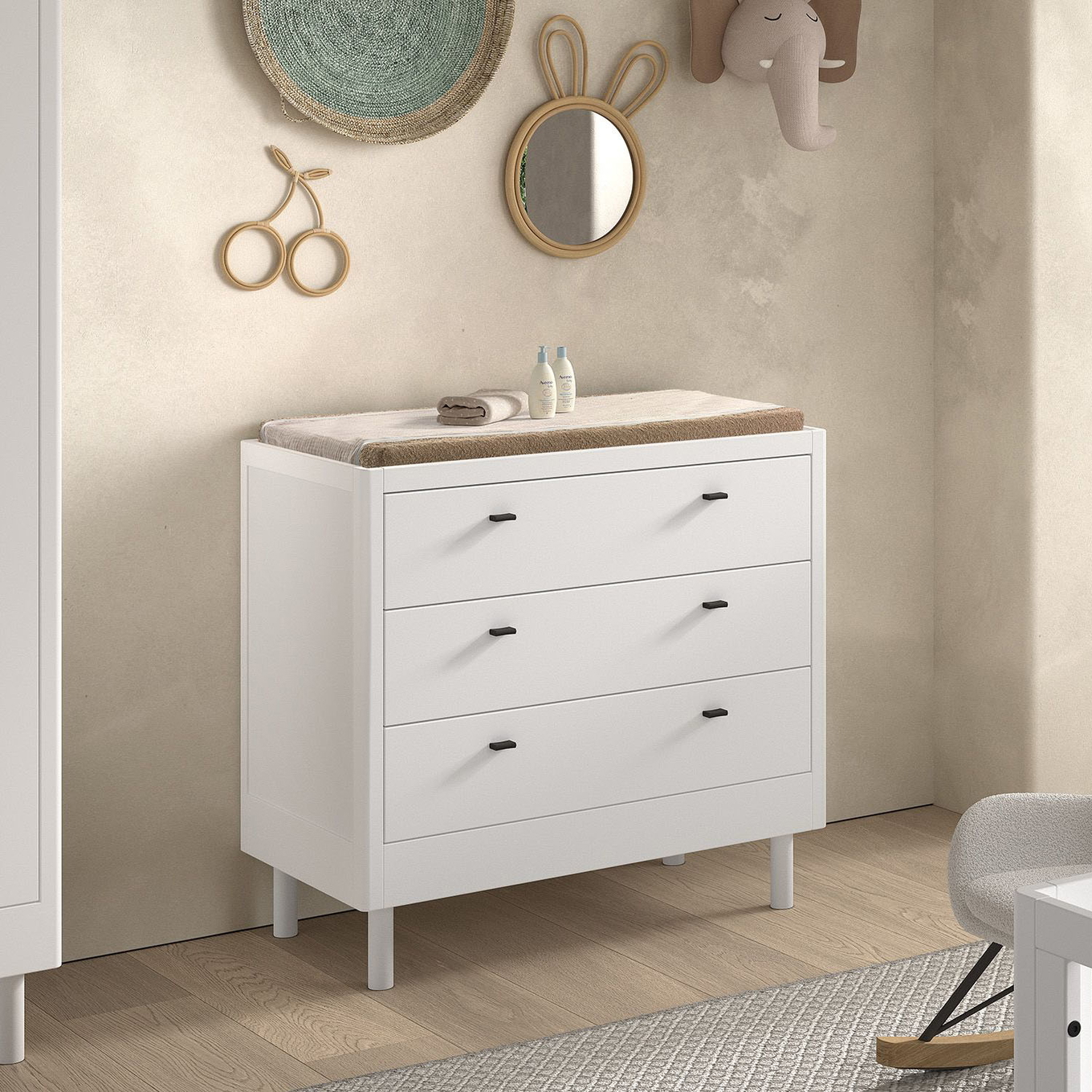 Kommode Forrest mit Schubladen Weiss #2