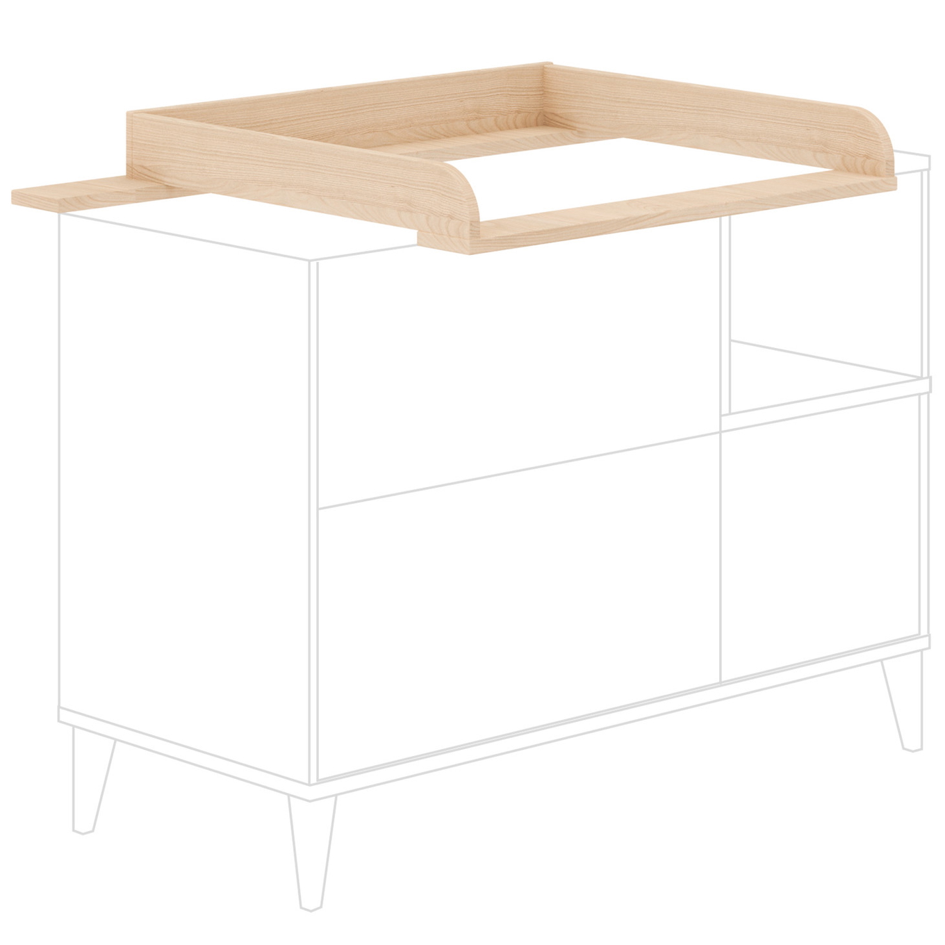 Wickelaufsatz Mila & Ben