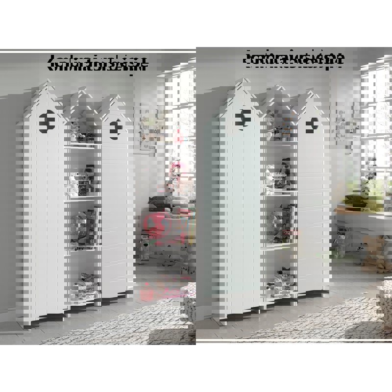 Regalschrank Casami Weiss 10