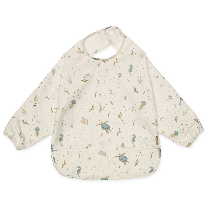Lätzchen mit Ärmel Sea Garden