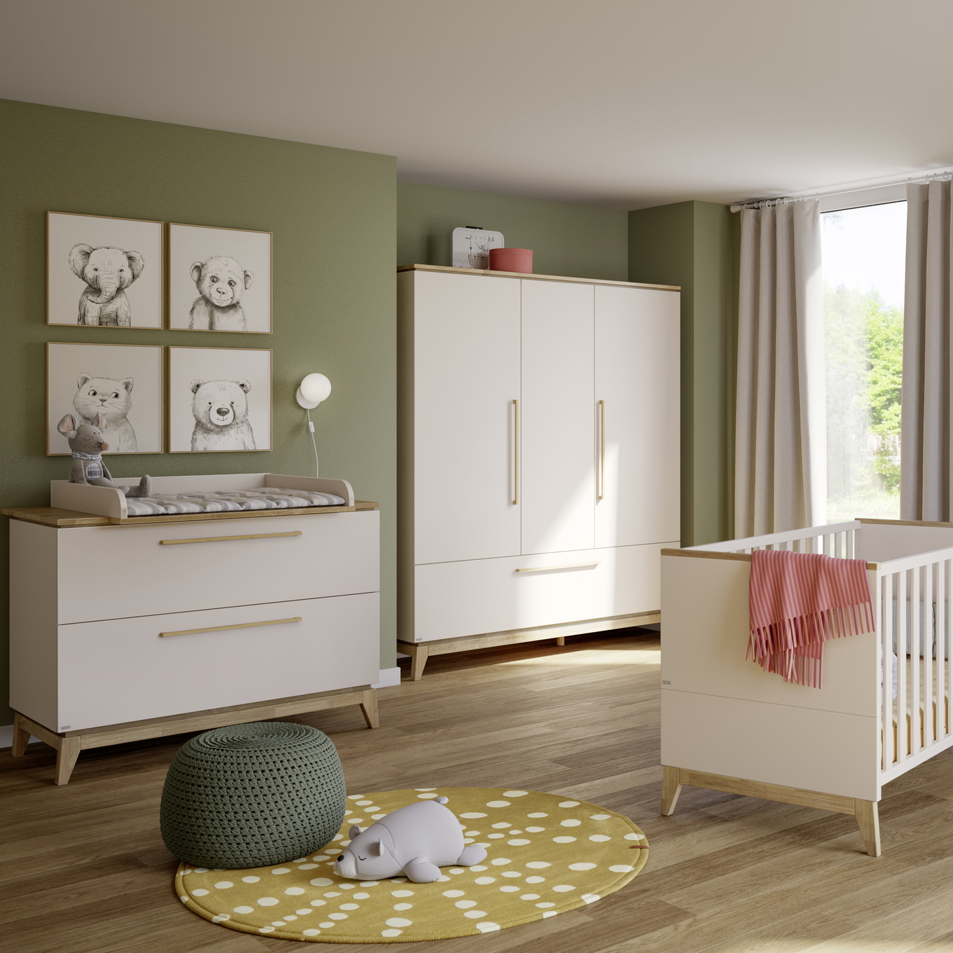 Babyzimmer Stiene Set 3-teilig #2