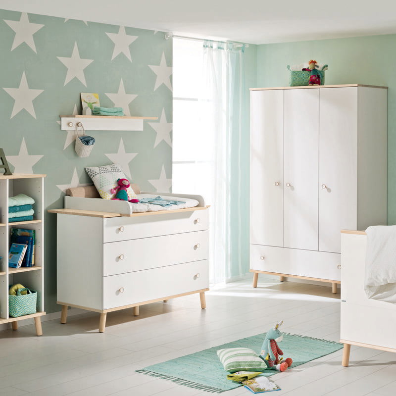 Kommode Ylvie Breit Front Weiss 4