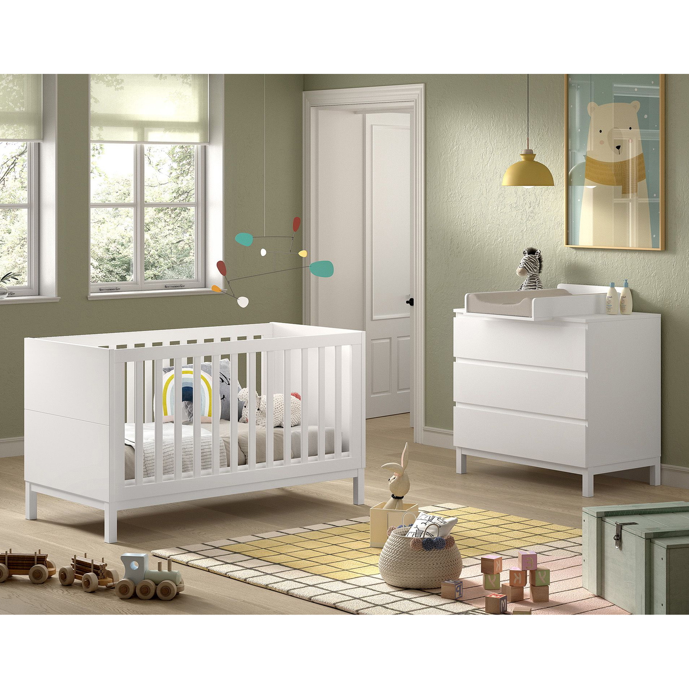 Babyzimmer Eva 3-teilig Set 70 #2