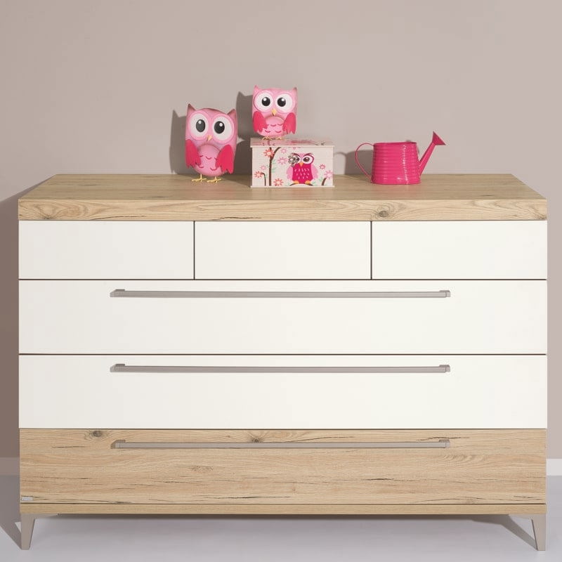 Kommode Remo Breit Weiss, Holz #2