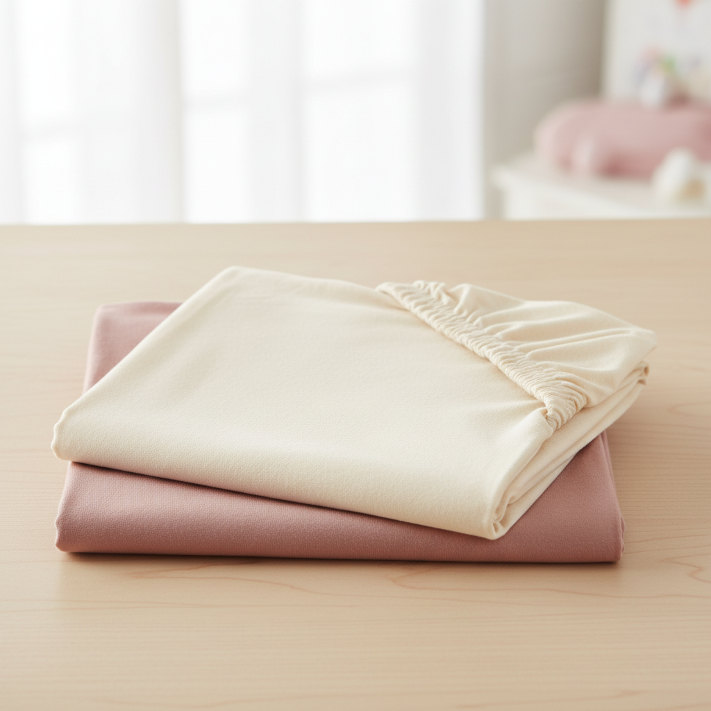 Fixleintuch Jersey 60x120cm 2er Pack Wild Rose, Ivory #2