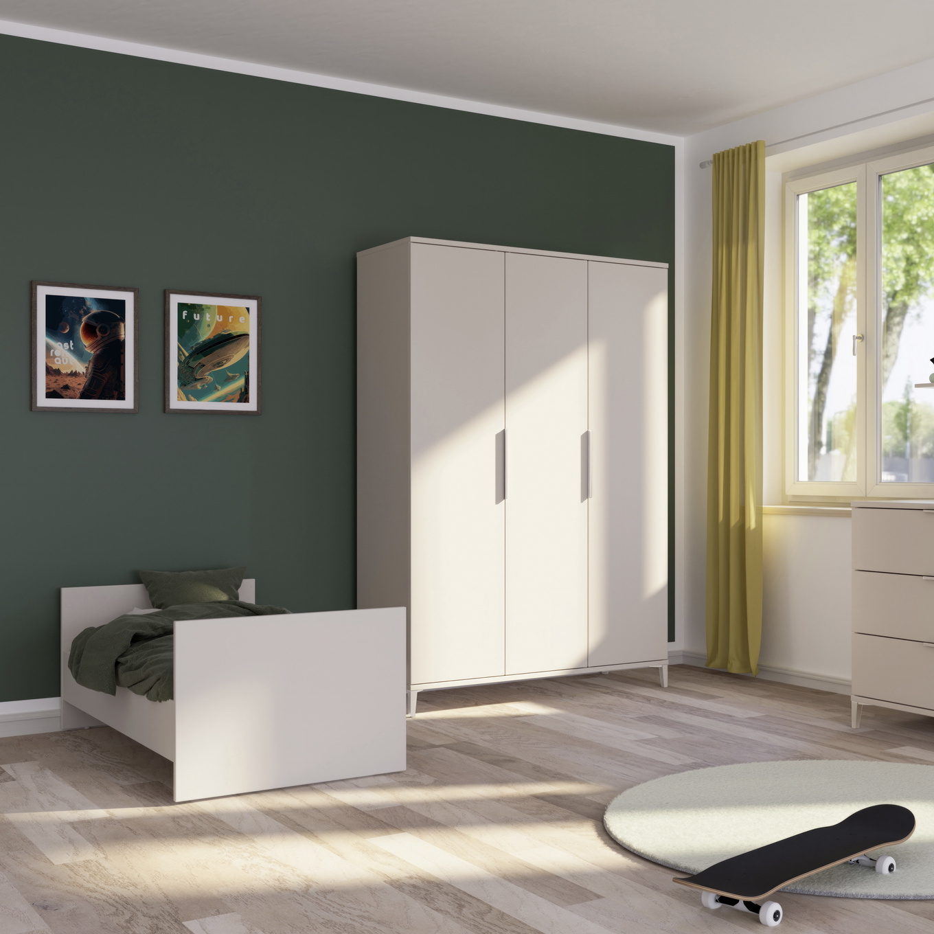 Kleiderschrank Sister Lou Yuny 3-türig #2