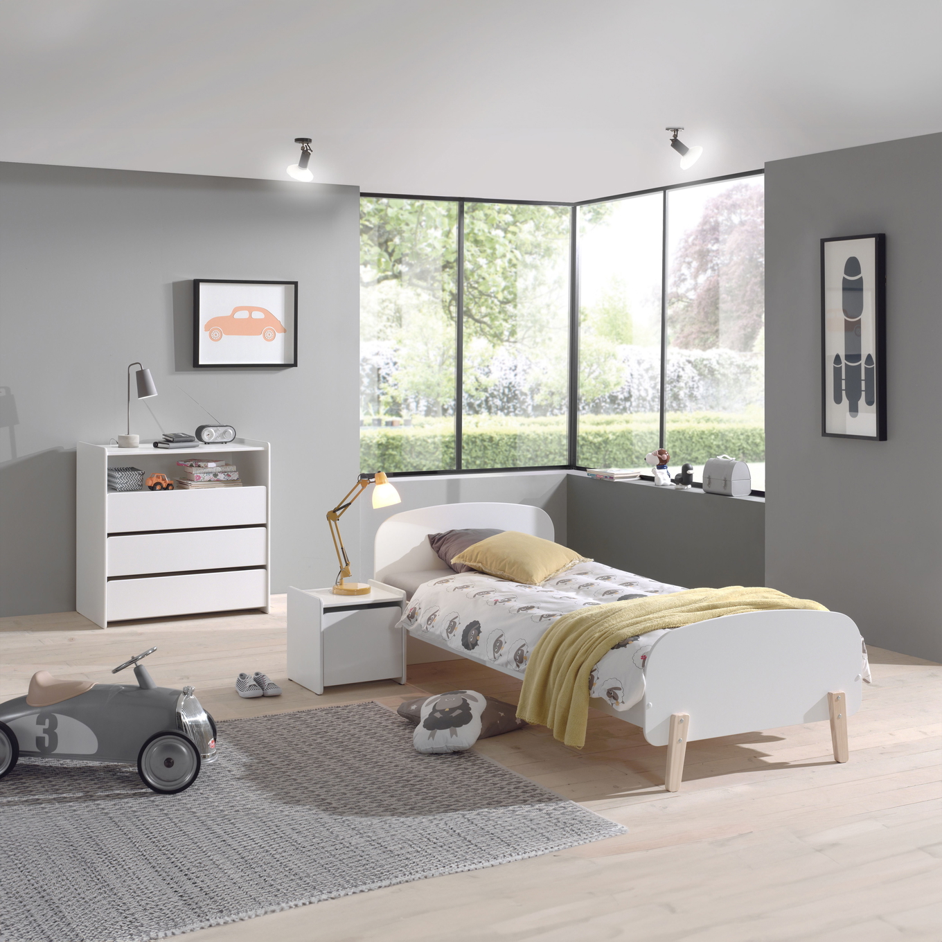 Kinderzimmer Kiddy 3-teilig Set B #2