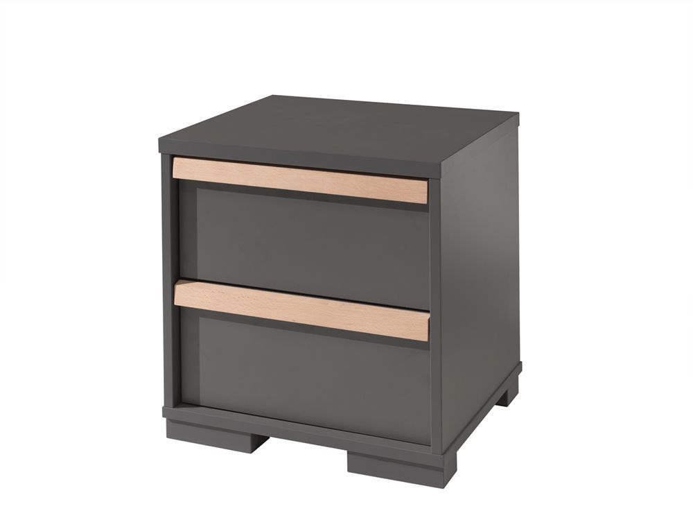 Kinderzimmer London 5-teilig Set inkl. Schreibtisch Anthrazit, 3 6