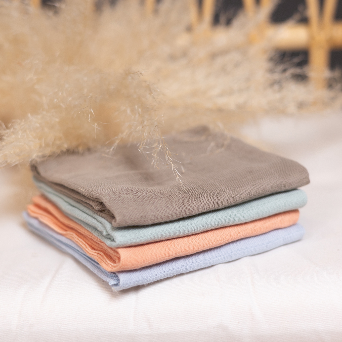 Gaze Spucktuch Uni Sand 4