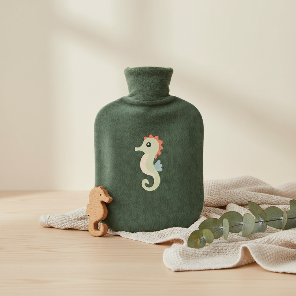 Gummibettflasche mit Frotteeüberzug Ocean Vibes 3