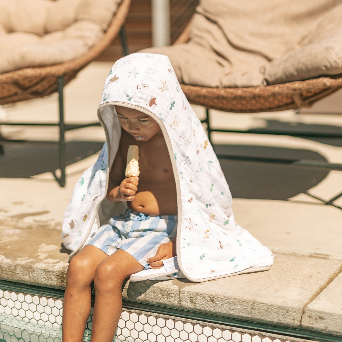 Kapuzenhandtuch Animal Crowd #2