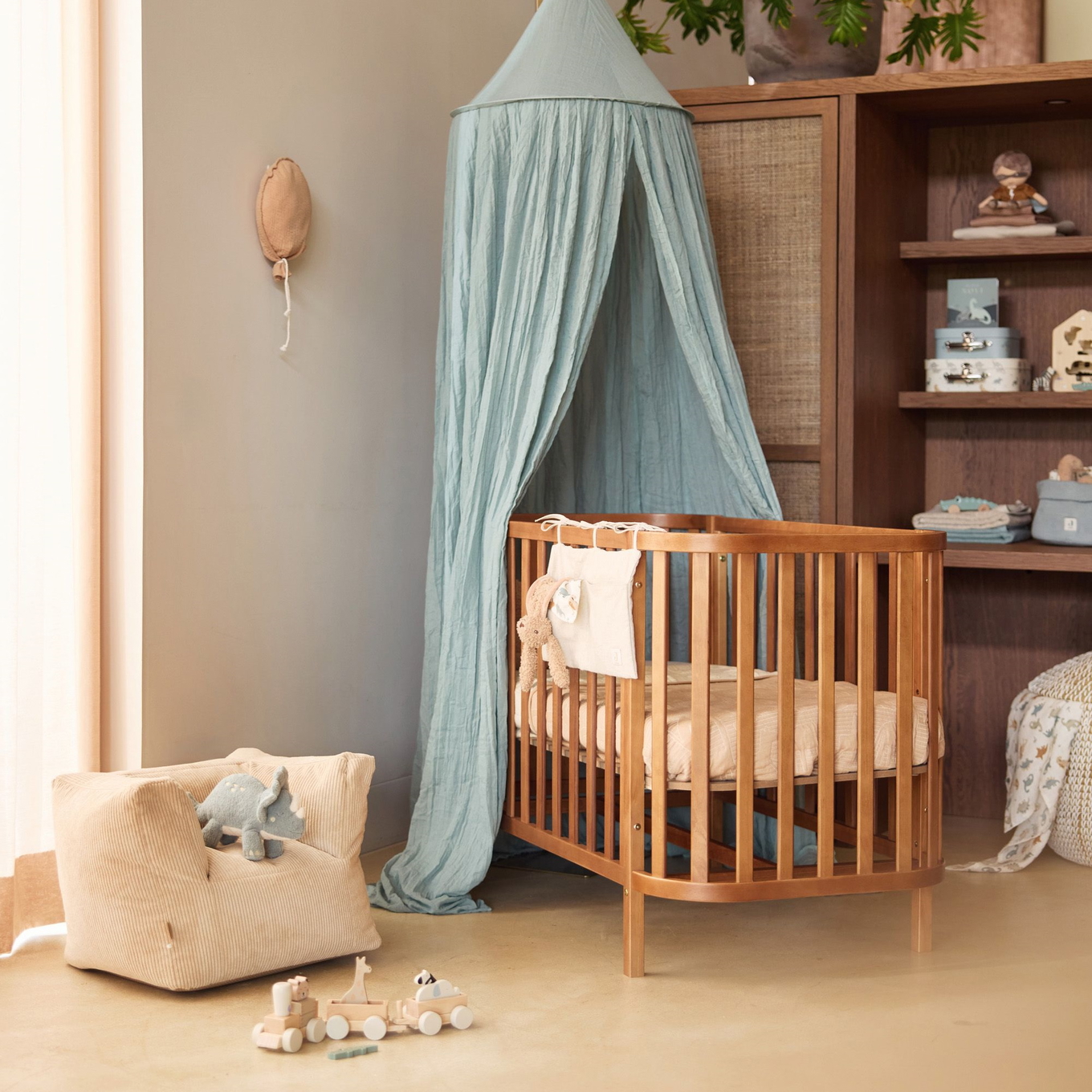 Betthimmel Vintage Sea Green #2