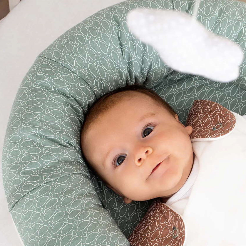 Babynest Comfort Fische Mint #2