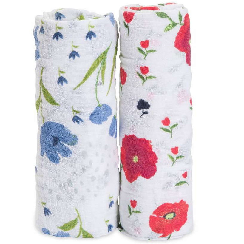 Pucktücher Summer Poppy 2er-Set