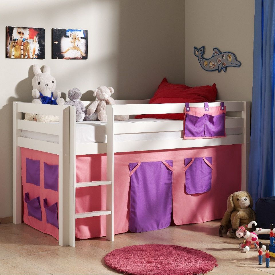 Halbhohes Bett Bella Weiss #2