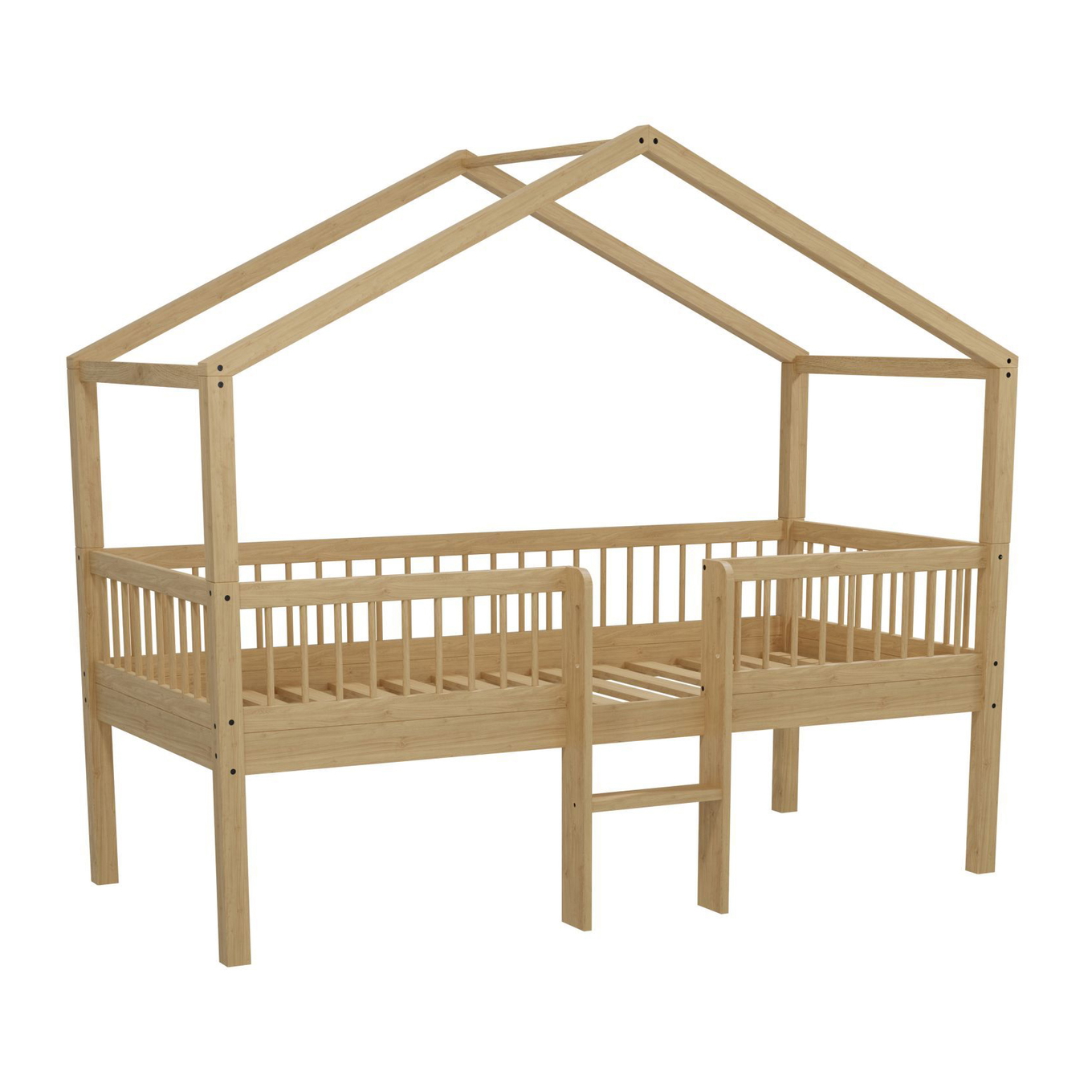 Hausbett Forrest mit Leiter Holz