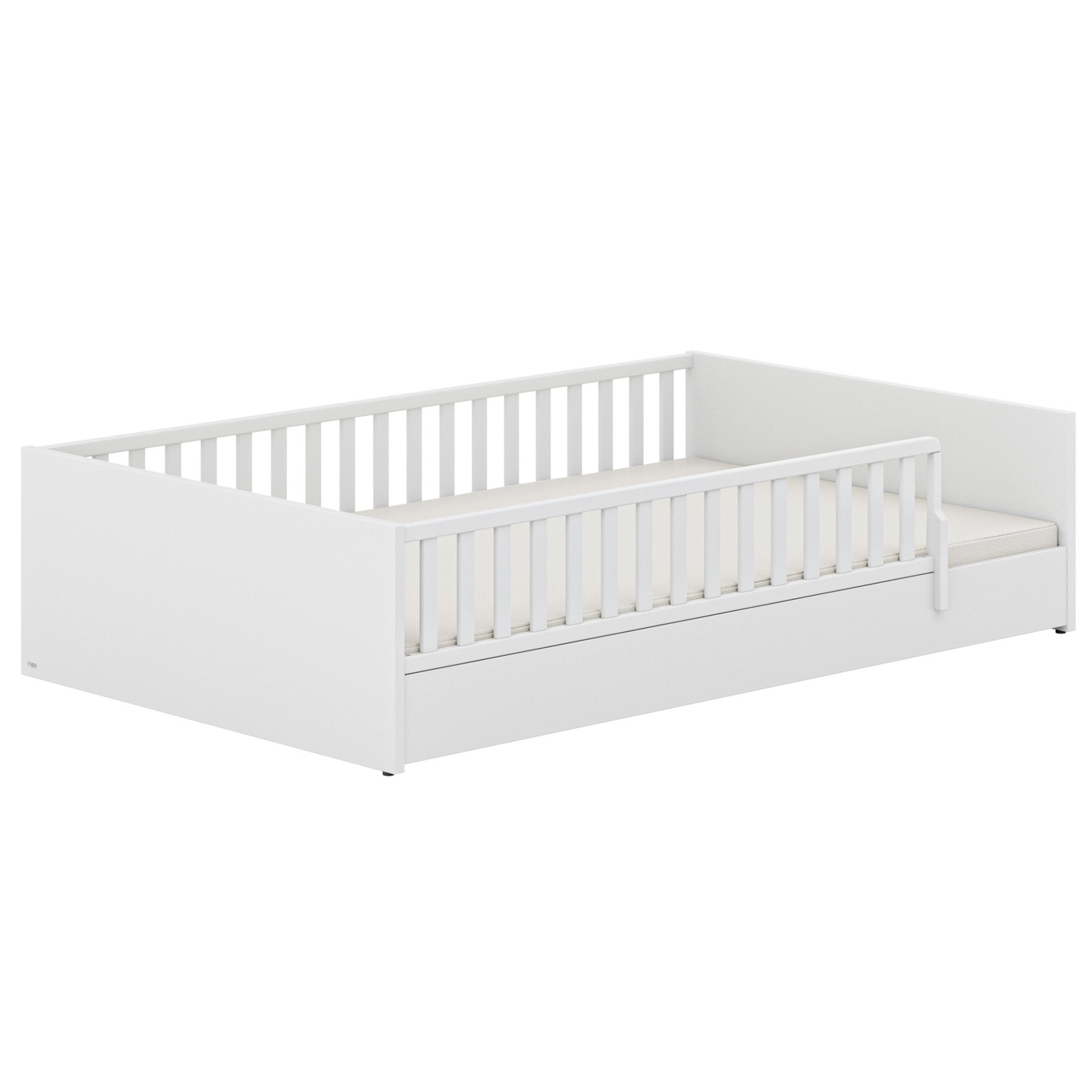 Bett Little Flo Weiss, 120 x 200 cm